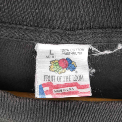 フルーツオブザルーム FRUIT OF THE LOOM 90S MADE IN USA タイガープリント L/S Tシャツ メンズ JPN:L