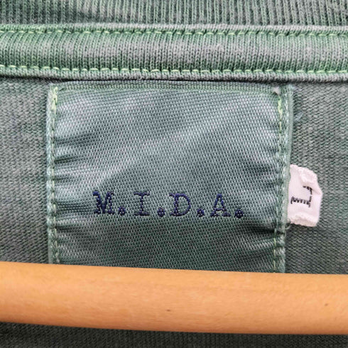 ミダ M.I.D.A Pigment Dyed V-Neck Tee メンズ JPN:L