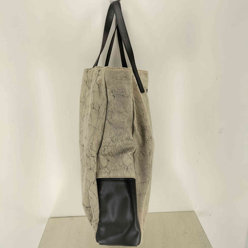 ディーゼルブラックゴールド DIESEL BLACK GOLD クラック加工 キャンバストートバッグ メンズ