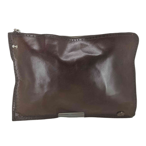 ディーゼルブラックゴールド DIESEL BLACK GOLD レザークラッチバッグ メンズ