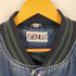 GENUS 90S ロゴ刺繍 デニムスタジャン メンズ import:L