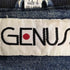GENUS 90S ロゴ刺繍 デニムスタジャン メンズ import:L
