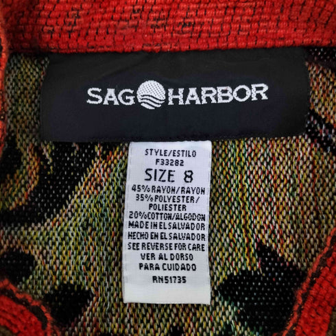 サグハーバー SAG HARBOR 90S 花柄 ゴブランジャケット メンズ 8
