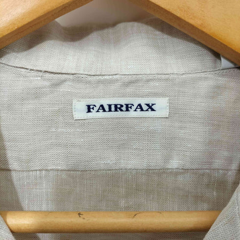 フェアファクス FAIRFAX リネン100 オープンカラー S/S シャツ メンズ JPN:M