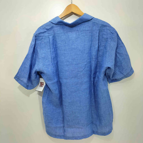 フェアファクス FAIRFAX リネン100 オープンカラー S/S シャツ メンズ JPN:M