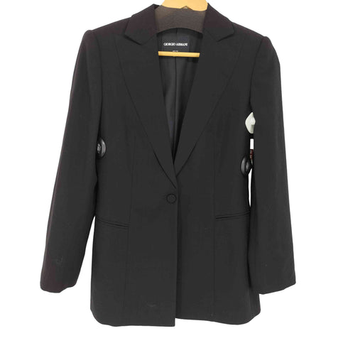 ジョルジオアルマーニ Giorgio Armani MADE IN ITALY 1Bテーラードジャケット レディース 42