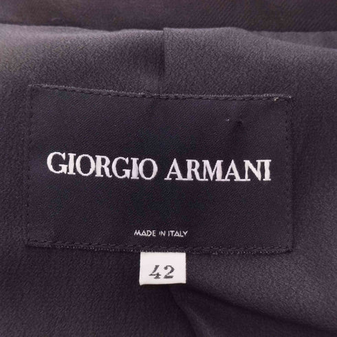 ジョルジオアルマーニ Giorgio Armani MADE IN ITALY 1Bテーラードジャケット レディース 42