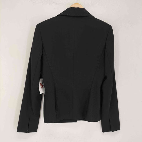 ジャンニヴェルサーチ GIANNI VERSACE MADE IN ITALY メデューサボタンデザイン切替3Bテーラードジャケット レディース