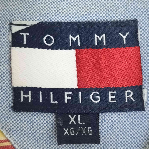 トミーヒルフィガー TOMMY HILFIGER 90S 台湾製 チェック ボタンダウンシャツ メンズ import:XL