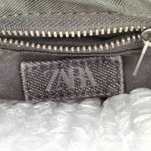 ザラ ZARA フラップ付き デニム ロックショルダーバッグ Y2K レディース