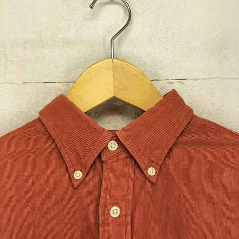 ユニクロ UNIQLO 90-00s old 紺タグ ボタンダウン コーデュロイシャツ メンズ JPN:L