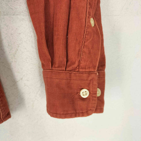 ユニクロ UNIQLO 90-00s old 紺タグ ボタンダウン コーデュロイシャツ メンズ JPN:L