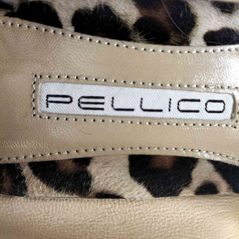 ペリーコ PELLICO Y2K レオパード ハラコ ヒールパンプス レディース EUR:37