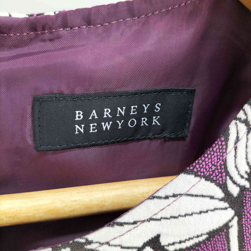 バーニーズニューヨーク BARNEYS NEWYORK ボタニカル柄ノースリーブワンピース レディース JPN:38