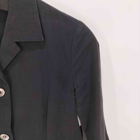 バーニーズニューヨーク BARNEYS NEWYORK コットン&リネン S/Sジャケット レディース