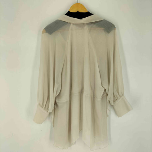 ザラ ZARA ティアード シフォン ボウタイブラウス レディース import:S