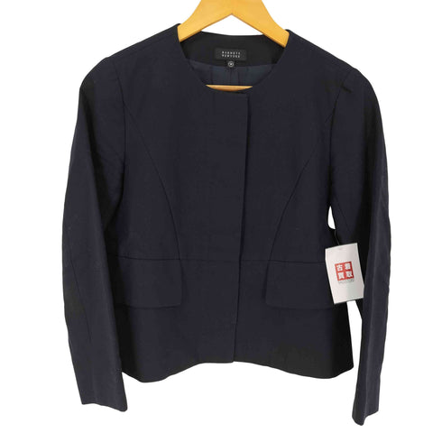 バーニーズニューヨーク BARNEYS NEWYORK ノーカラージャケット レディース JPN:38