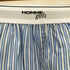 HOMME girls BOXER GARTER BELT - BLUE MINI STRIPE レディース JPN:S