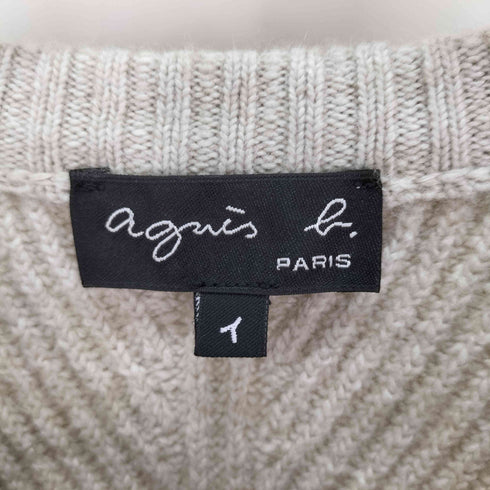 アニエスベー agnes b. ラグラン ウールニット レディース イ