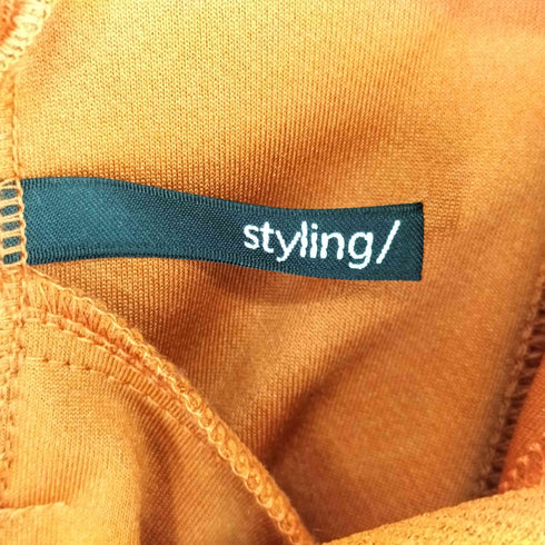 スタイリング styling ノットドレスロングワンピース レディース JPN:0