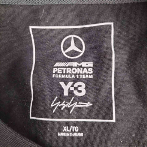 ワイスリー Y-3 MERCEDES-AMG PETRONAS FORMULA 1 TEAM LOGO STACK SHORT SLEEVE TEE メンズ JPN:XL