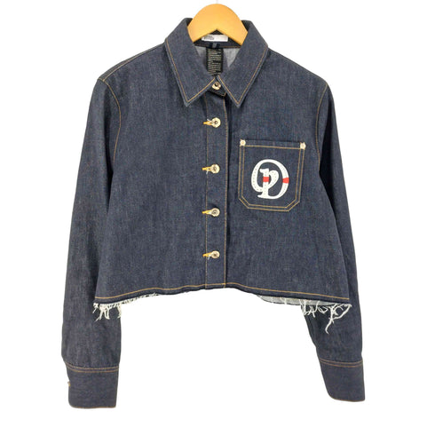 ダブルスタンダードクロージング DOUBLE STANDARD CLOTHING クロップドデニムジャケット レディース 38