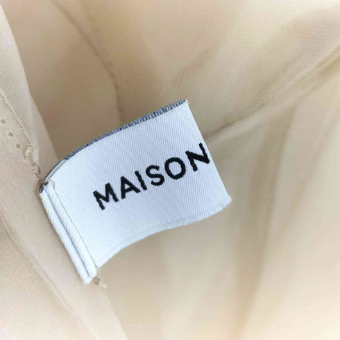 メゾンスペシャル MAISON SPECIAL シースルーチュールフーディー レディース 記載無し
