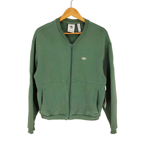 アディダスオリジナルス adidas Originals ワンポイント ロゴ ジップアップ スウェット カーディガン メンズ JPN:M