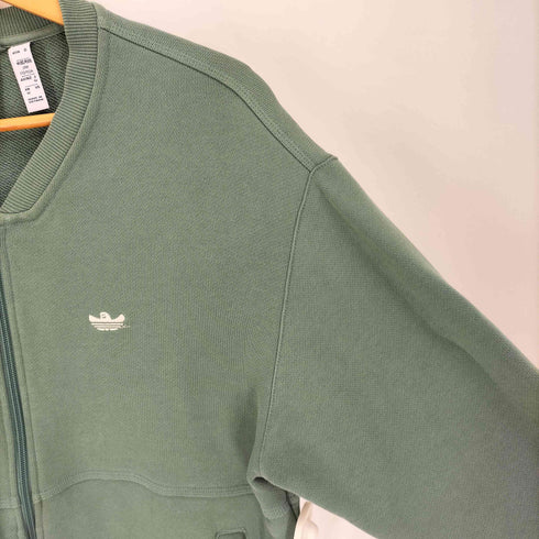 アディダスオリジナルス adidas Originals ワンポイント ロゴ ジップアップ スウェット カーディガン メンズ JPN:M