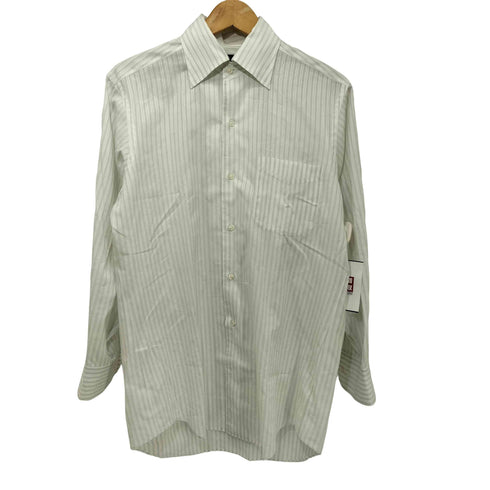 ランバンコレクション LANVIN COLLECTION ストライプ ドレスシャツ メンズ 38-80