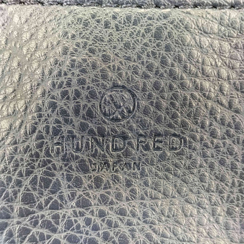 hundred バイカラー フェイクレザートートバッグ メンズ
