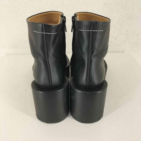 エムエムシックスメゾンマルジェラ MM6 Maison Margiela LEATHER ANKLE BOOTS レディース 37