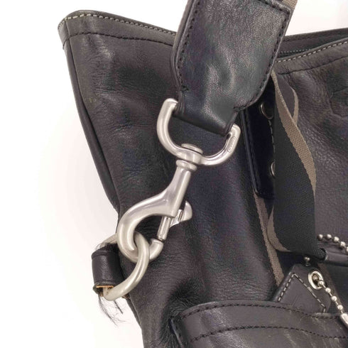 コーチ COACH ロゴ刻印 レザー 2WAY ショルダーバッグ メンズ