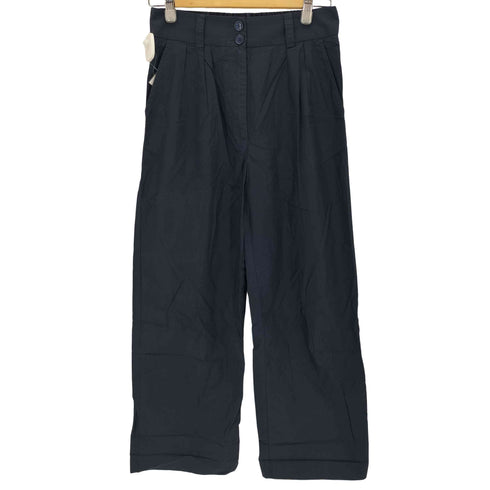 ウールリッチ WOOLRICH 2タック コットン スラックスパンツ レディース S