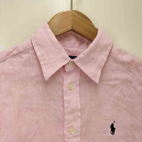 ポロラルフローレン POLO RALPH LAUREN CLASSIC FIT ポニー刺繍 リネン100 レディース import:XS