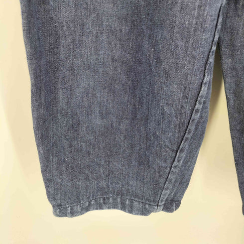 LIN FRANCAIS D’ANTAN ヘンプ デニム ワンタック サルエル パンツ レディース