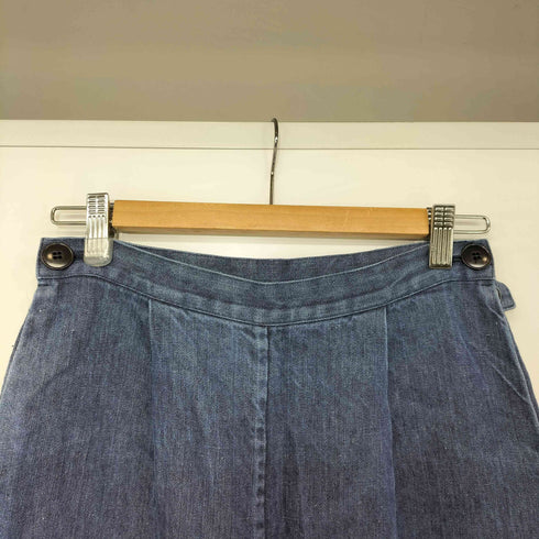 LIN FRANCAIS D’ANTAN ヘンプ デニム ワンタック サルエル パンツ レディース