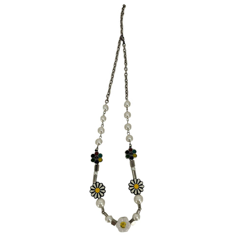 サルーテ SALUTE flower anaechy necklace レディース