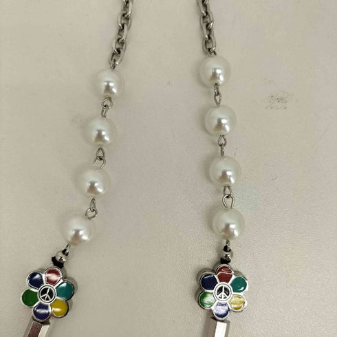 サルーテ SALUTE flower anaechy necklace レディース