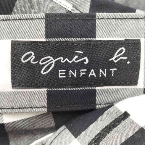 アニエスベーアンファン agnes b. ENFANT チェック柄スカート レディース 10 ans