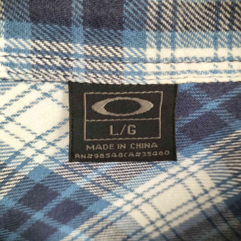 オークリー OAKLEY 長袖チェックシャツ メンズ L