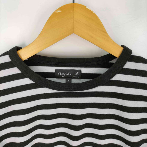 アニエスベー agnes b. ボーダーカットソー レディース イ