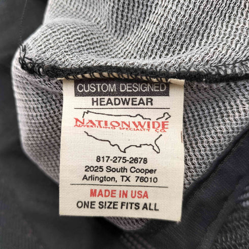 NATIONWIDE USA製 企業ロゴ 6パネル トラッカー メッシュキャップ メンズ