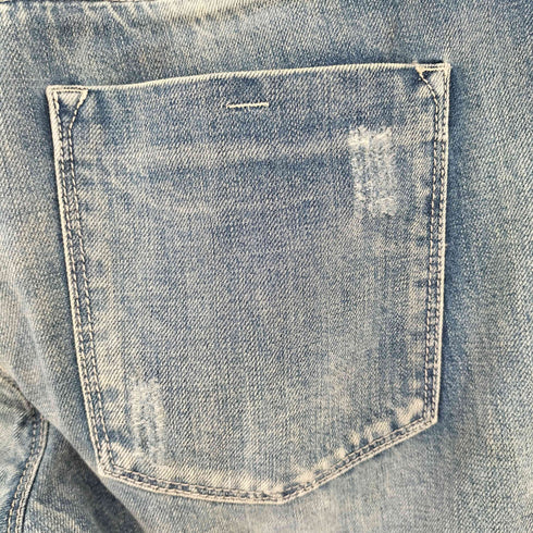 スタンプド STAMPD ダメージ加工 ボタンフライ バイカー デニムパンツ Y2K メンズ 32