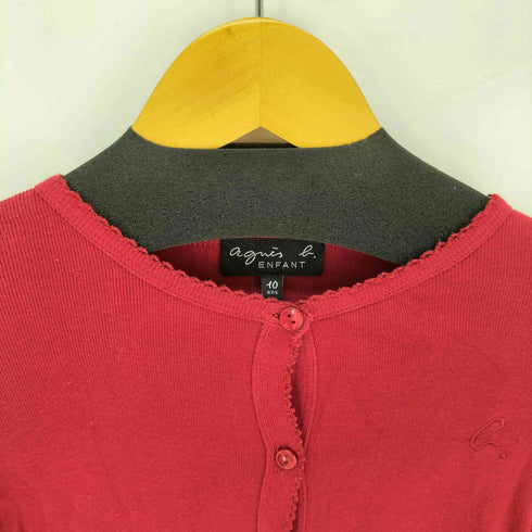 アニエスベーアンファン agnes b. ENFANT ロゴカーディガン レディース 10 ans