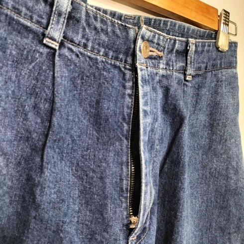 ズッカ ZUCCa 22AW ワンタック バルーン デニムパンツ レディース JPN:M