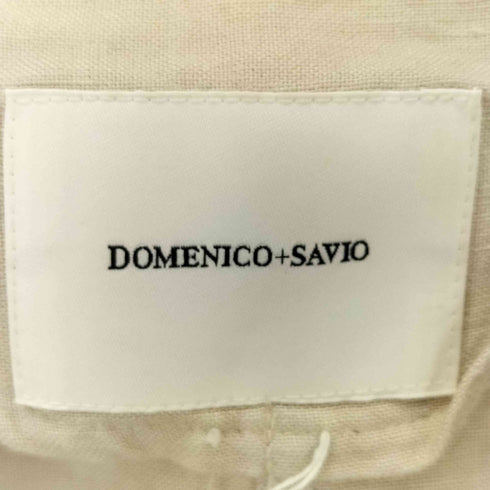 domenico+savio リネンレーヨン ノーカラージャケット メンズ 38