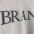 フルーツオブザルーム FRUIT OF THE LOOM 90s- USA製 袖裾シングル 霜降り BRANDEIS フロントプリントクルーネックTシャツ メンズ XL