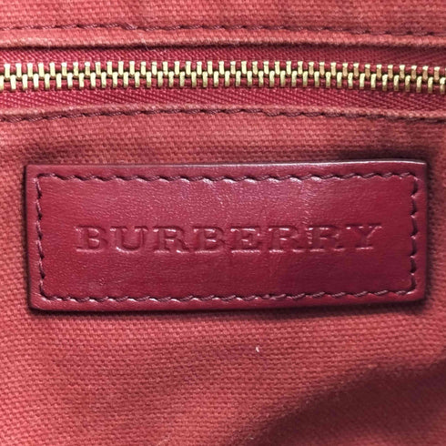 バーバリー BURBERRY ノバチェック レザートートバッグ レディース