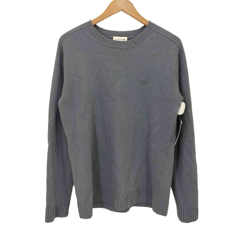 ラコステ LACOSTE ロゴパッチ ウールニット メンズ import:M